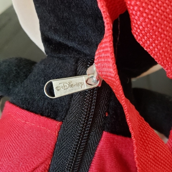 Disney Mickey Mouse Plush Backpack Stuffed Animal Red Black Yellow White - Picture 2 of 5